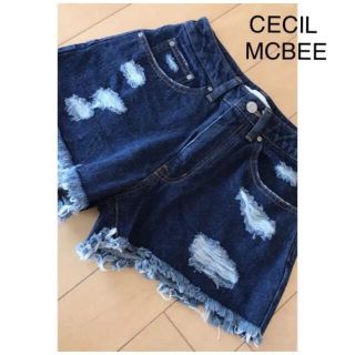 セシルマクビー(CECIL McBEE)のセシル　mcbee ショートパンツ　デニム(ショートパンツ)