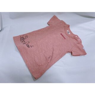 ピーナッツ(PEANUTS)の子供服PEANUTSピーナッツスヌーピー半袖Tシャツ90ピンクベビー服(Tシャツ/カットソー)