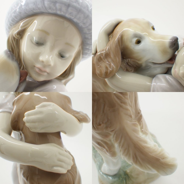 リヤドロ ♯6903 「待ってたよ」 フィギュリン Lladro 犬 少女 リヤドロ ♯6903 「待ってたよ」 フィギュリン Lladro 犬 少女
