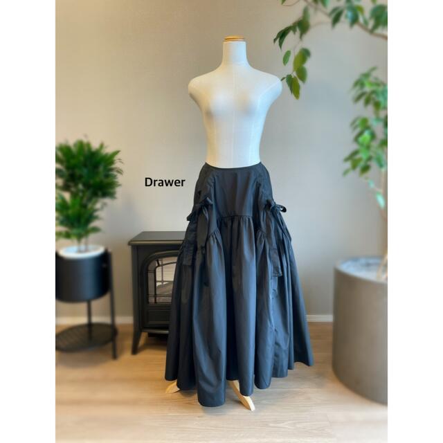 Drawer セシリーバンセン タフタスカート リリー 黒 - スカート Drawer セシリーバンセン タフタスカート リリー 黒 - スカート