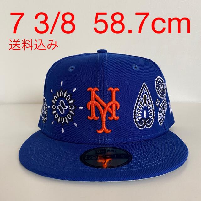 ツバ裏グレー New Era 3/8 Cap ニューエラ メッツ キャップ 帽子