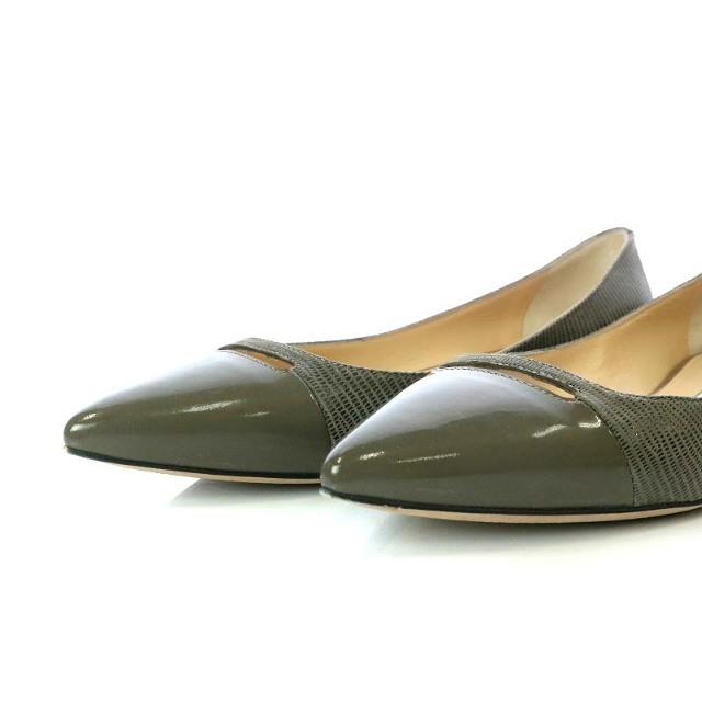 PELLICO(ペリーコ)のペリーコ アンドレア パンプス フラット ポインテッドトゥ 38 グレー レディースの靴/シューズ(ハイヒール/パンプス)の商品写真