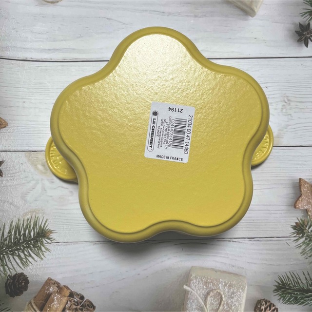 LE CREUSET - ♡ルクルーゼ ココットフルール ミモザ 新品未使用 両手