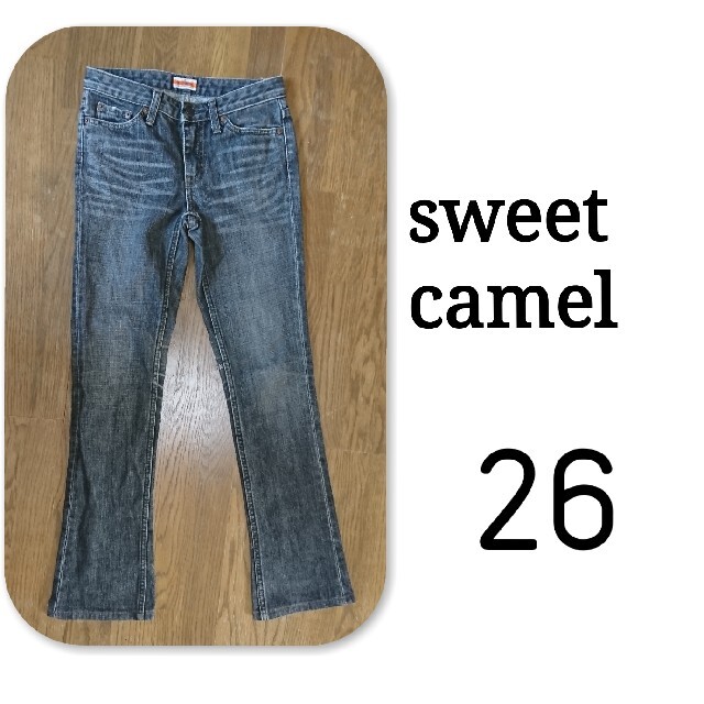 SweetCamel(スウィートキャメル)のsweetcamel スウィートキャメル デニム ブラック ジーンズ レディースのパンツ(デニム/ジーンズ)の商品写真