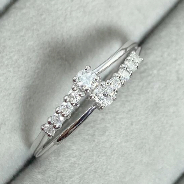 【15-22】ダイヤモンド　リング　D0.2ct レディースのアクセサリー(リング(指輪))の商品写真