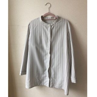 シマムラ(しまむら)のオフィシャル👔ストライプシャツ(シャツ/ブラウス(長袖/七分))