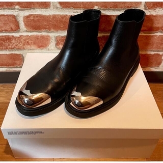 カルバンクライン(Calvin Klein)のCalvin KleinメタルチップサイドゴアブーツRAF SIMONSデザイン(ブーツ)