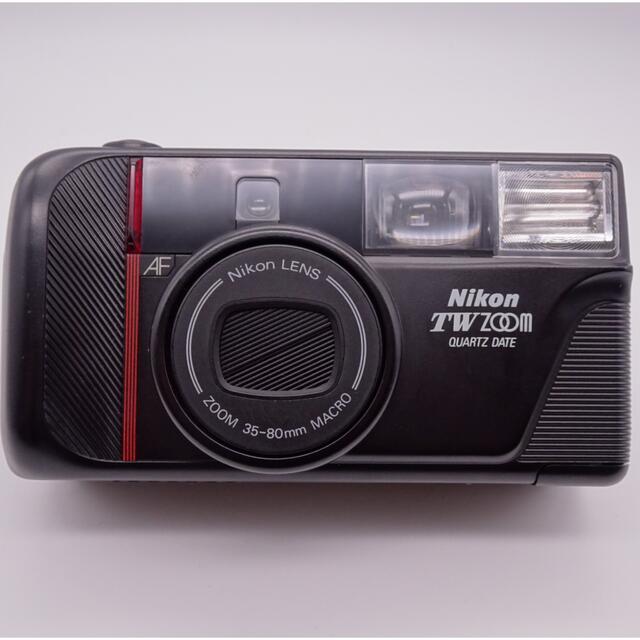 Nikon(ニコン)の【完動品】Nikon TW ZOOM QUARTZDATE  美品フィルムカメラ スマホ/家電/カメラのカメラ(フィルムカメラ)の商品写真