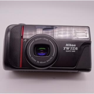ニコン(Nikon)の【完動品】Nikon TW ZOOM QUARTZDATE  美品フィルムカメラ(フィルムカメラ)