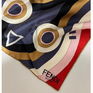 フェンディ(FENDI)のフェンディ FENDI シルクスカーフ(バンダナ/スカーフ)