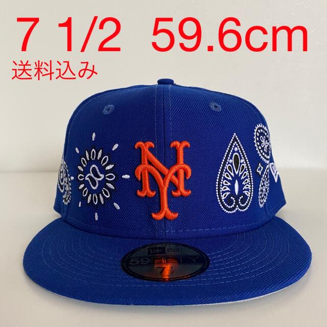 ツバ裏グレー New Era 1/2 Cap ニューエラ メッツ キャップ 帽子