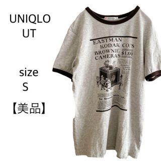 ユニクロ(UNIQLO)の美品UNIQLO   UT 完売品！Kodak コラボ  グレープリントTシャツ(Tシャツ(半袖/袖なし))