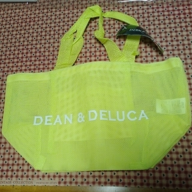 DEAN & DELUCA(ディーンアンドデルーカ)のDEAN & DELUCAメッシュトートバッグ  イエロー レディースのバッグ(トートバッグ)の商品写真