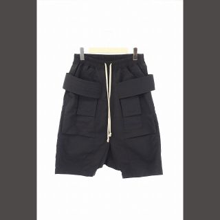 リックオウエンス(Rick Owens)のリックオウエンス ダークシャドウ 17SS クリッチ カーゴ ポッズ パンツ 黒(サルエルパンツ)