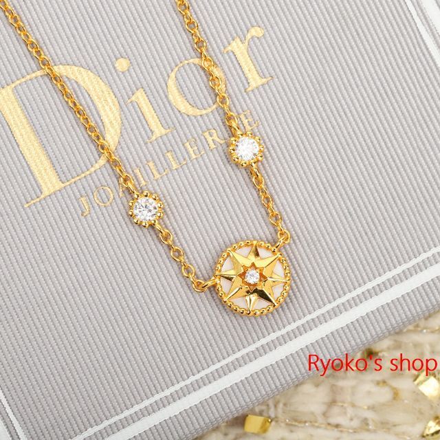 新品高品質 Christian Dior ROSE DES VENTS ネックレスの通販 by Ryoko's  shop｜クリスチャンディオールならラクマ