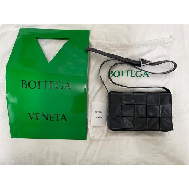 ボッテガヴェネタ BOTTEGA VENETA ホーボー 232499 イントレチャート ミラー付き 肩掛け ショルダーバッグ レザー ブルー