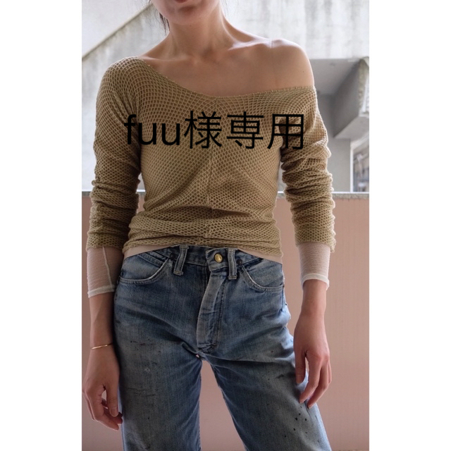 新品！FUMIKA_UCHIDA STRECHMESH TOP