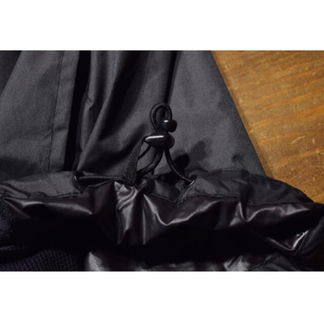 ハイドアンドシーク Coverall Jacket ブラック　バッグロゴ M