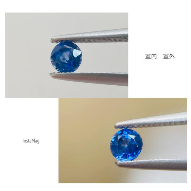 (R0704-3)『スリランカ産』天然ブルーサファイア　ルース　0.188ct 6