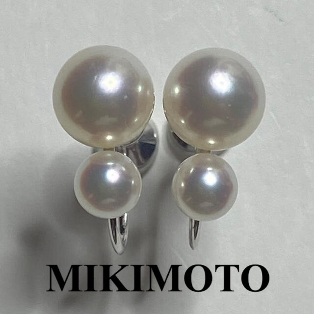 MIKIMOTOあこや真珠K18イヤリング