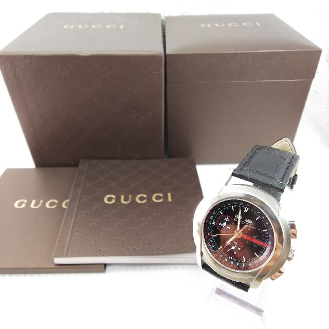 安い購入 Gucci - グッチ 腕時計 5500 稼働品 0725495 腕時計(アナログ