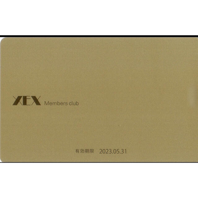ワイズテーブル XEXメンバーズカード 男性名義 10％割引 2023/5/31の通販 by さんちゃん's shop｜ラクマ