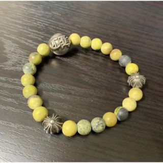 クロムハーツ(Chrome Hearts)のChrome Hearts 8mm BEAD サーペンタインビーズブレスレット(ブレスレット)