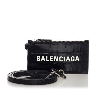 バレンシアガ(Balenciaga)の美品 バレンシアガ コインケース 594548 レザー レディース BALENCIAGA 【1-0062616】(コインケース)