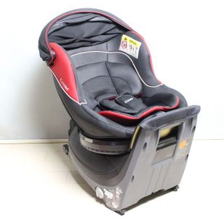 コンビ(combi)の美品 コンビ クルムーヴ ISOFIX エッグショック PJ ブラック(自動車用チャイルドシート本体)