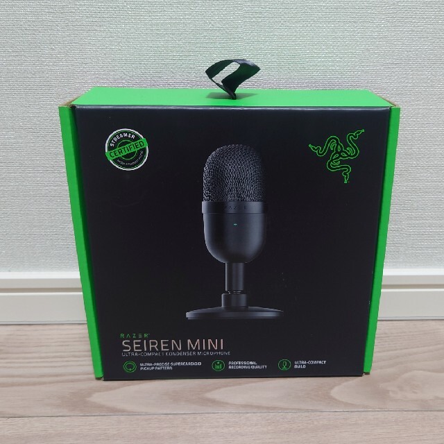 Razer(レイザー)のRazer Seiren Mini Black 楽器のレコーディング/PA機器(マイク)の商品写真