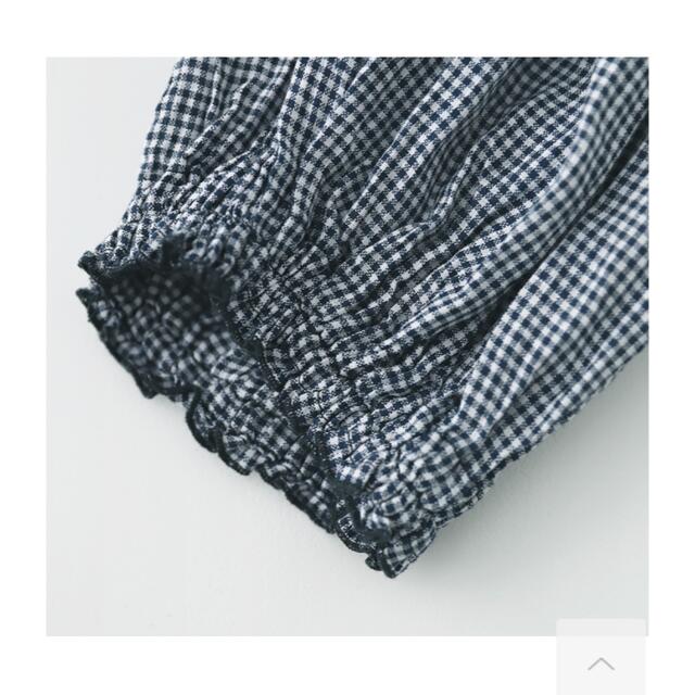 nest Robe ヘンプギンガムバルーンスリーブワンピース ギンガム nest Robe ヘンプギンガムバルーンスリーブワンピース ギンガム