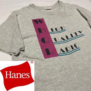 ヘインズ(Hanes)の90s 古着 ヘインズ USA製 シングルステッチ ビッグシルエット ゆるだぼ(Tシャツ/カットソー(半袖/袖なし))
