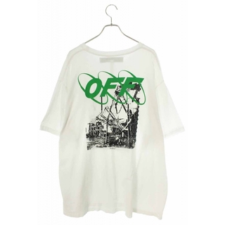 OFF-WHITE - オフホワイト バックロゴプリントTシャツ XL