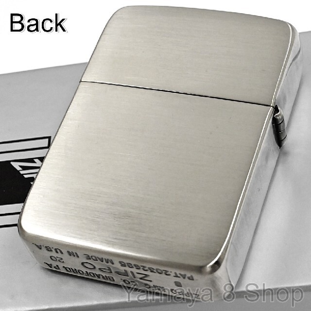 ジッポー Zippo 箱付き ライター たばこグッズ 極美品 シルバー 銀色