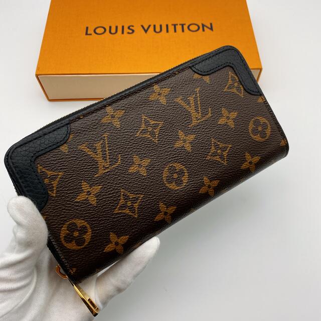 LOUIS VUITTON(ルイヴィトン)の未使用級　ルイヴィトン　ジッピーウォレット　レティーロ　ノワール　長財布 レディースのファッション小物(財布)の商品写真