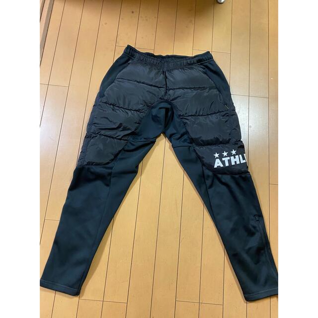 着用1回定価10800円家で洗えるダウンパンツ中綿ジャージアスレタATHLETA