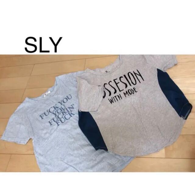 SLY(スライ)のスライ　tシャツ  セットアップ　SLY レディースのトップス(Tシャツ(半袖/袖なし))の商品写真