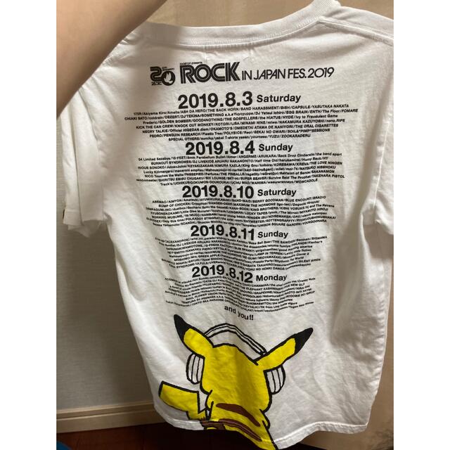 ロッキンジャパン ピカチュウ Tシャツ