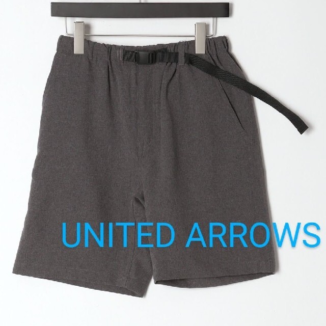 UNITED ARROWS(ユナイテッドアローズ)の【UNITED ARROWS】ショートパンツ、ハーフパンツ、グレー、Sサイズ メンズのパンツ(ショートパンツ)の商品写真