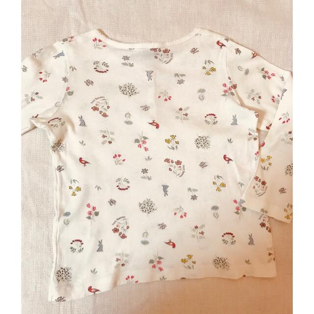 PETIT BATEAU(プチバトー)の🇫🇷プチバトー  パジャマ長袖　5ans 110cm キッズ/ベビー/マタニティのキッズ服女の子用(90cm~)(パジャマ)の商品写真