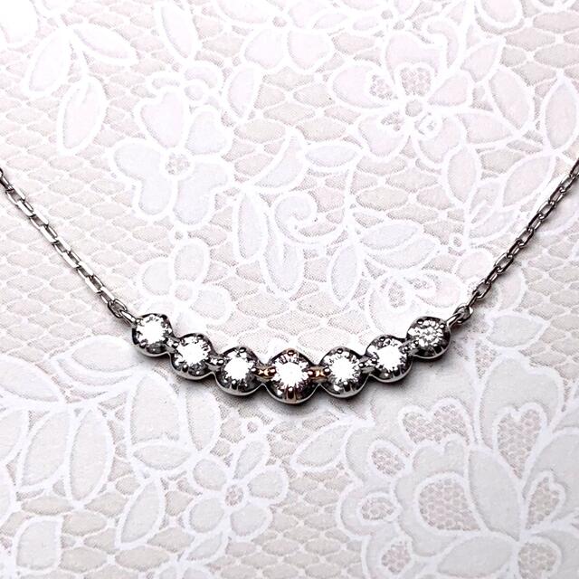 人気が高い 美品 ダイヤモンド 天然石 シルバーネックレス ネックレス