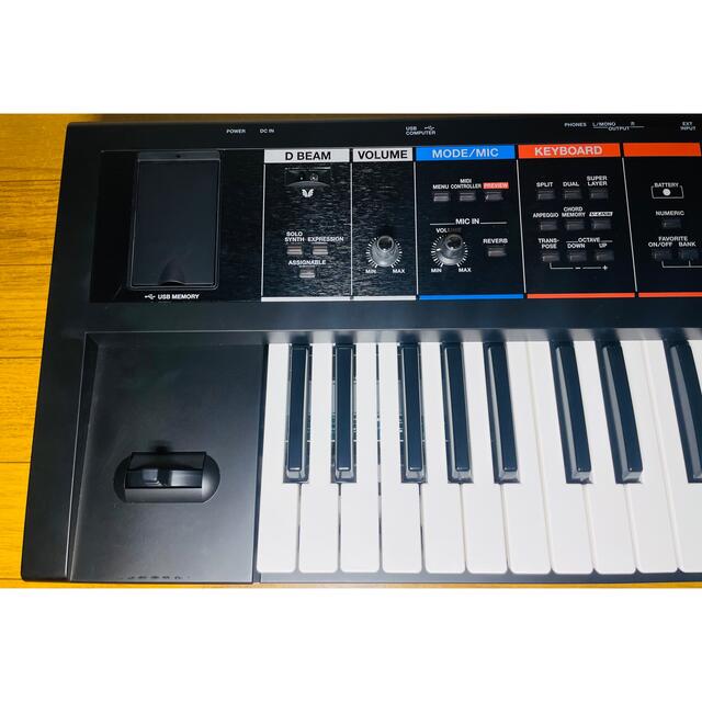 Roland(ローランド)の【限定1台】Roland ローランド　シンセサイザー JUNO-Di ケース付 楽器の鍵盤楽器(キーボード/シンセサイザー)の商品写真