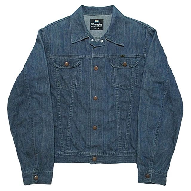 Wrangler(ラングラー)の70s ヴィンテージ ラングラー ライトオンス 2ポケット デニムジャケット M メンズのジャケット/アウター(Gジャン/デニムジャケット)の商品写真