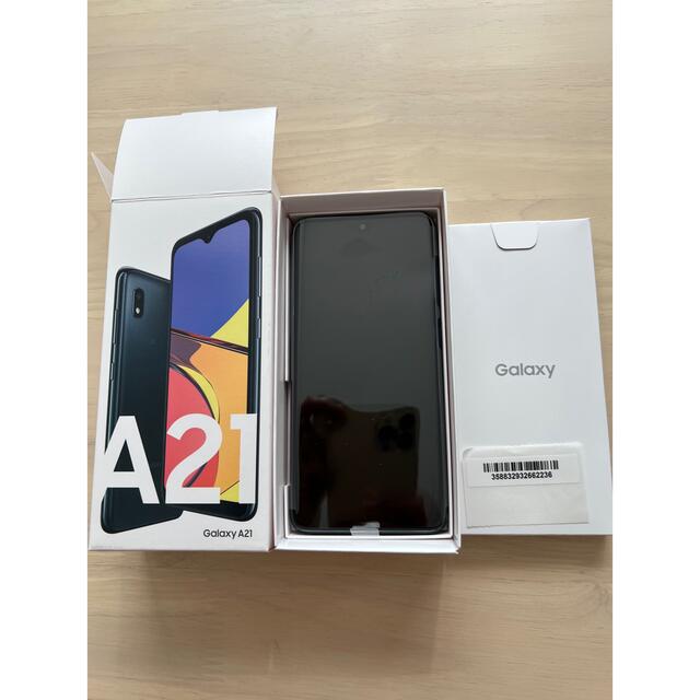 【新品未使用】Galaxy A21 SCV49 SIMフリー ブラック スマホ/家電/カメラのスマートフォン/携帯電話(スマートフォン本体)の商品写真