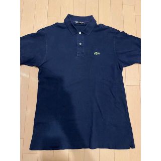 ラコステ(LACOSTE)のLACOSTE ラコステ ポロシャツ　紺　フランス製(ポロシャツ)