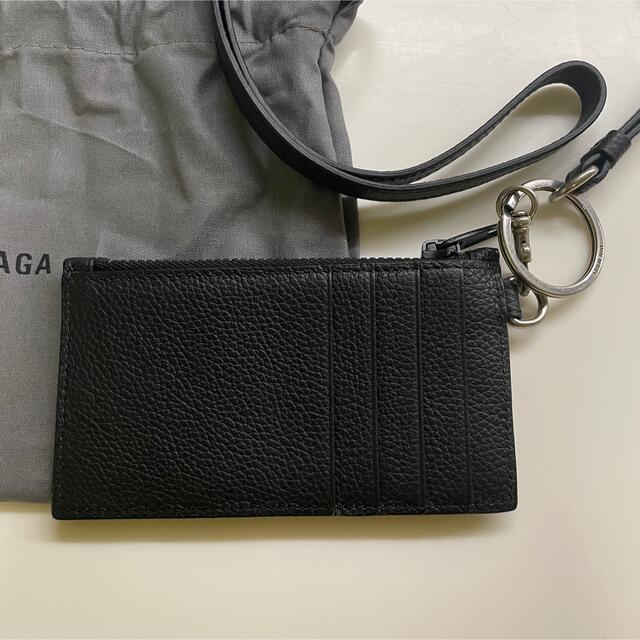 新品未使用 BALENCIAGA CAR カードケース キーリング カーフスキン