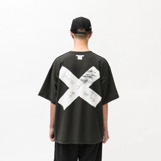 ダブルタップス(W)taps)の22SS WTAPS CROSS SS COTTON Tシャツ XL ブラック(Tシャツ/カットソー(半袖/袖なし))