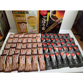黒胡椒椎茸茶、黒胡椒入りごぼう茶各35本セット(茶)
