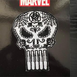 ディズニー(Disney)のラウンジフライ パニッシャー ワッペン スカル Marvel Punisher(各種パーツ)