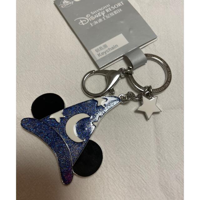 Disney(ディズニー)の上海ディズニーランド　ソーサラーミッキーマウス帽子　キーチェーン　ファンタジア エンタメ/ホビーのおもちゃ/ぬいぐるみ(キャラクターグッズ)の商品写真